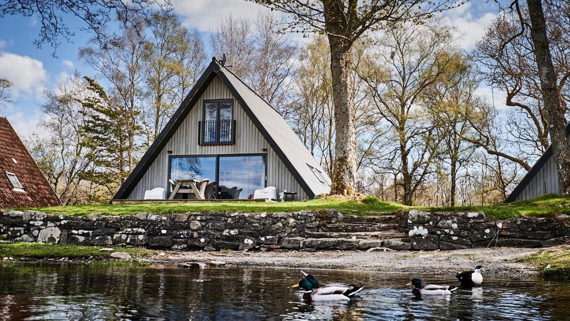 Lochend Chalets Port Of Menteith Ngoại thất bức ảnh